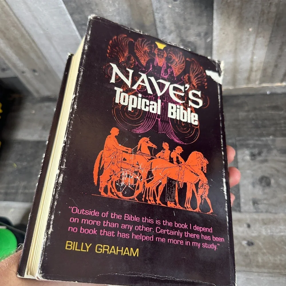 Naves Topical Bible Digest of The Holy Scriptures Hardcover Printed 1971